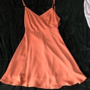 Rokoko Burnt Orange Tie-in-back dress